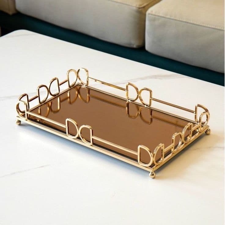 Signature Handle Serving Tray handcrafted Serveware by J.S. CRAFT